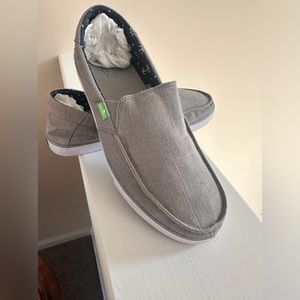 Sanuk Sideline Linen Loafers men’s Size 10.5